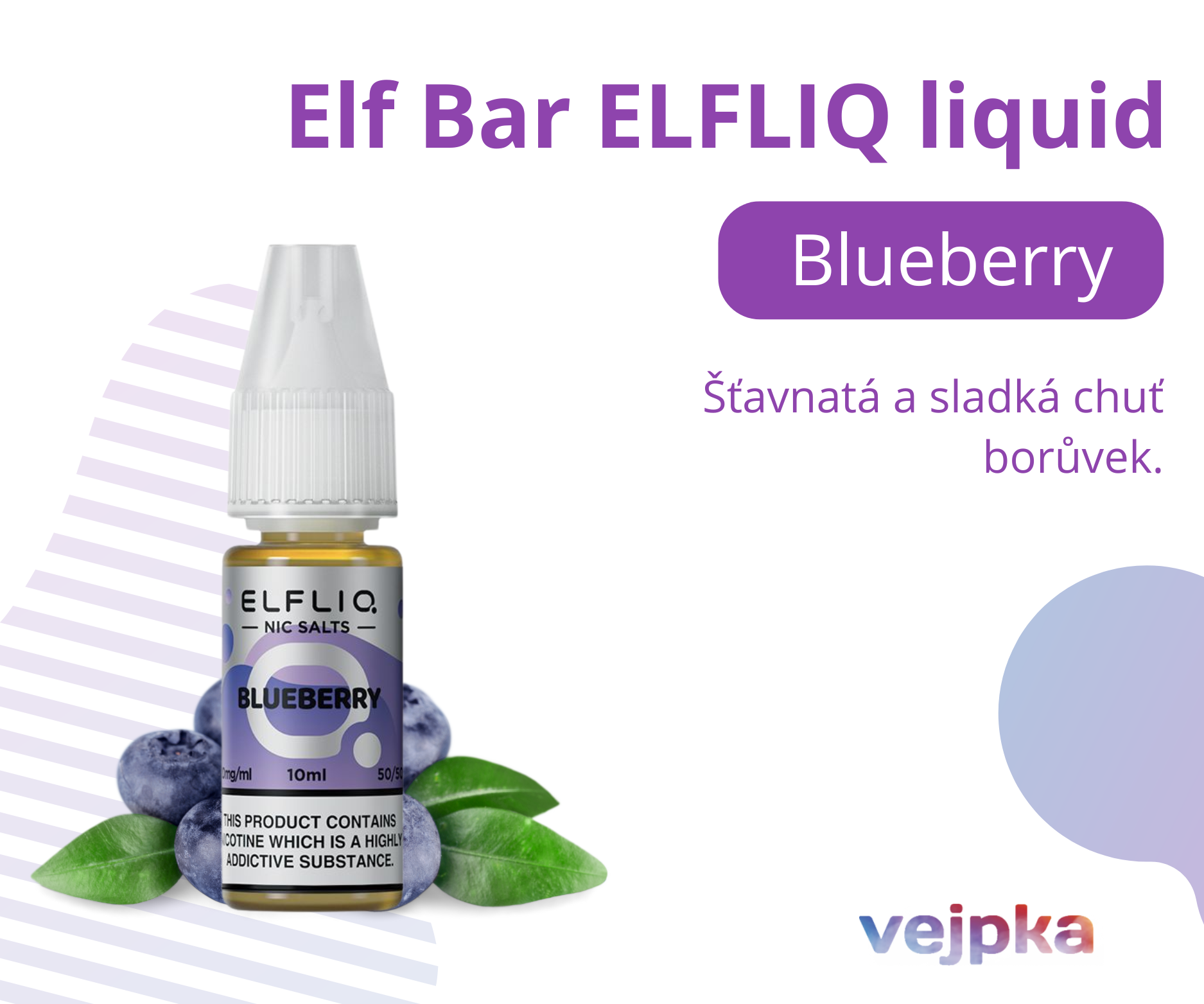 Elf Bar ELFLIQ - BLUEBERRY